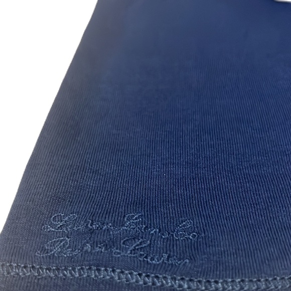 LRL LAUREN JEANS CO. Ralph Lauren, 100% Cotton , Kimono Sleeves Top, Blue, Large - Picture 4 of 6